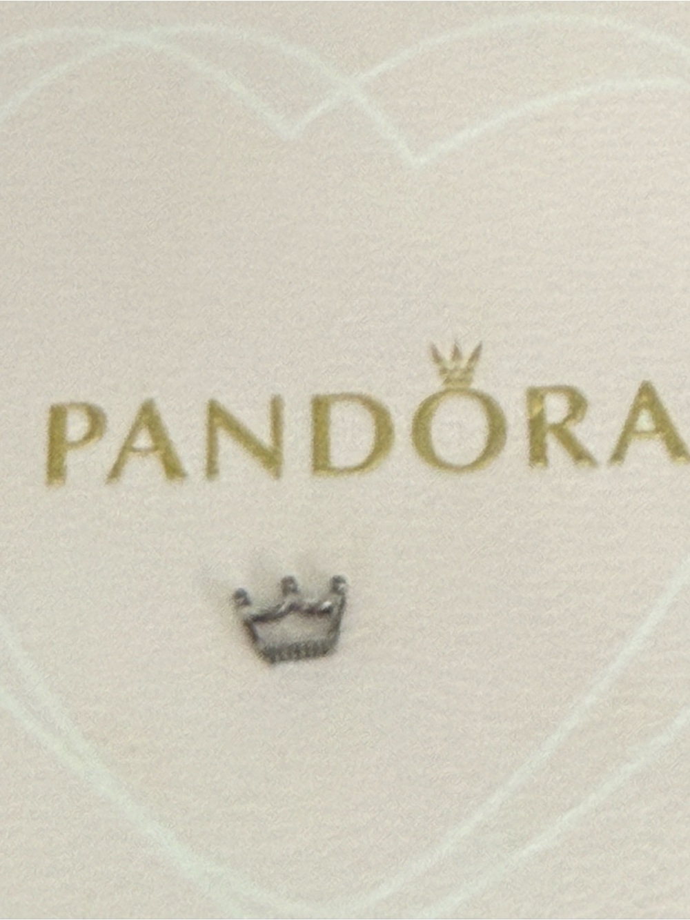 New Pandora Silver Crown tiny charm  -